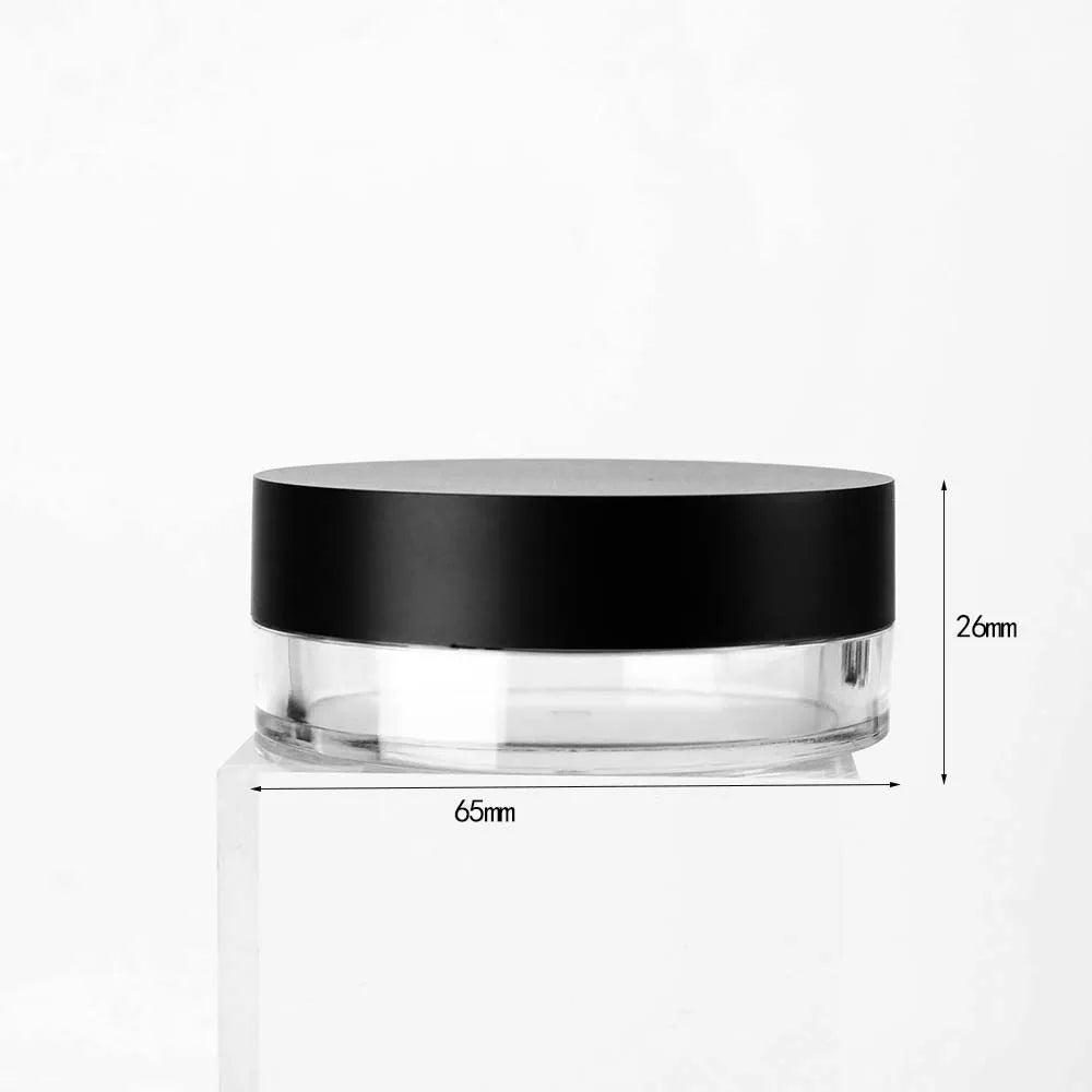 20g Makeup Powder Jar Empty Plastic Refillable Cosmetic Bottle Transparent Storage Container Travel Custom Logo 30pcs Wholesale Vue