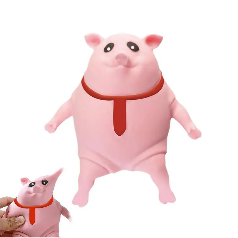 Pink Pig Squeeze Toy – Cute Sensory Fidget Toy for Kids & Adults Sensory Squeeze Toy Vue