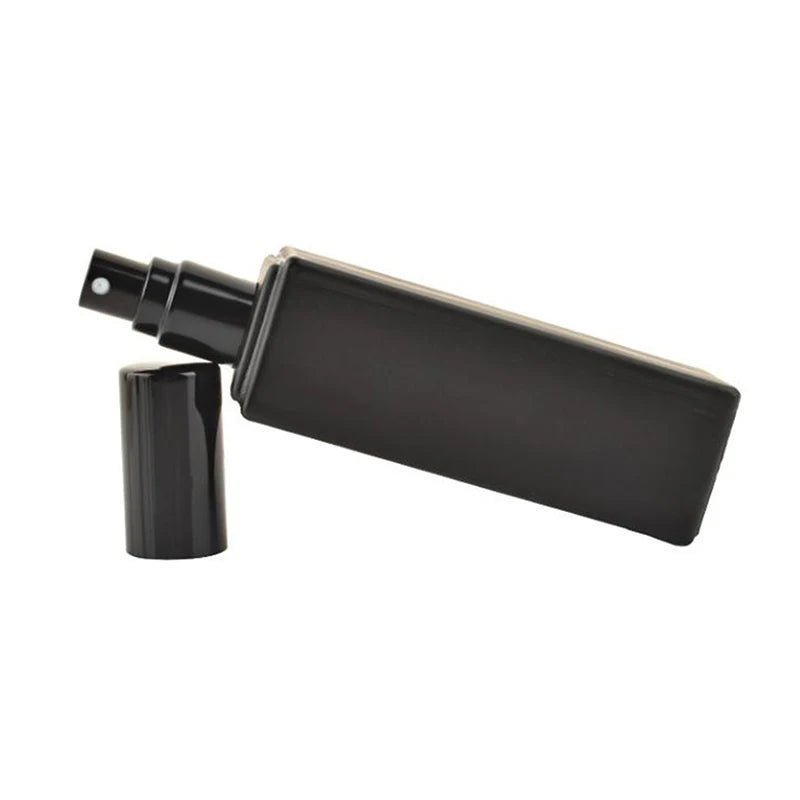 Portable Mini Black Perfume Atomizer Glass Empty Refillable Bottle Cosmetic Sample Container for Travel Vue