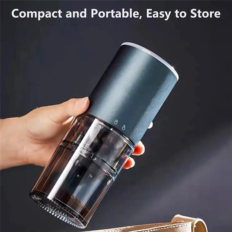 Electric Bean Grinder Stainless Steel Portable Coffee Machine External Adjustable Coffee Machineabkw Vue