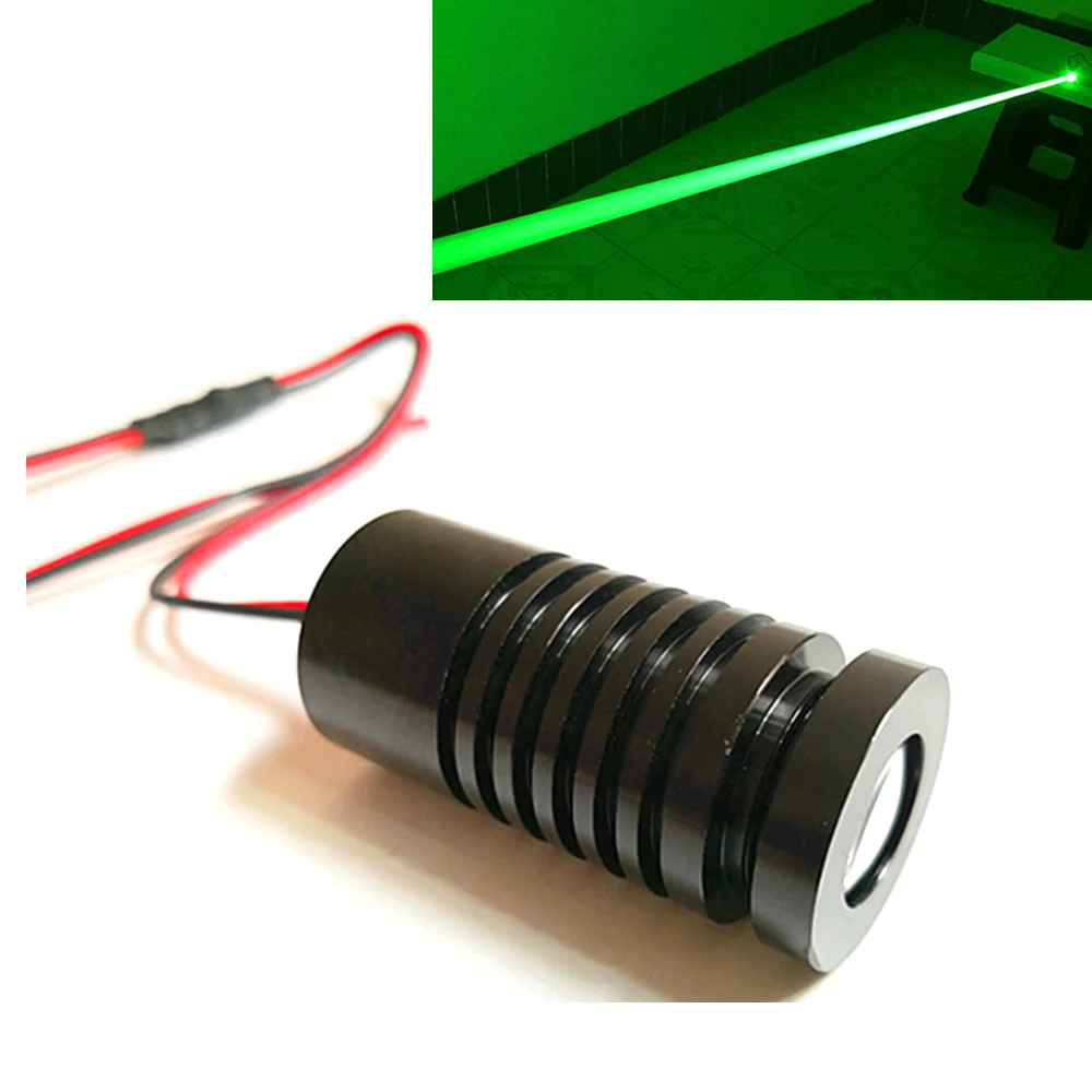 532nm 50mW Green Fat Beam Laser Module For Bar KTV Room Escape DJ Projector Vue