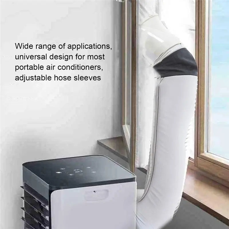 ABKW-AC Air Conditioner Hose Cover Dustproof Heat Insulation Portable Air Outlet Tube Sleeve Wrap Cloth Vue