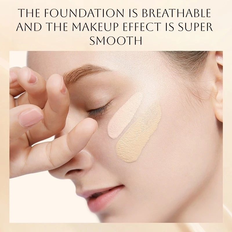 50ml Light-Sensing Concealer Long-Lasting Foundation, Natural Oil Control, Refreshing and Water-Resistant, Concealing, Matte Finish, Skincare Product Vue
