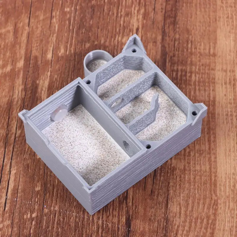 Four-Section Flat Ant Farm with Independent Rooms Ant Hill Nest House for Small & Medium Ant Colony Vue