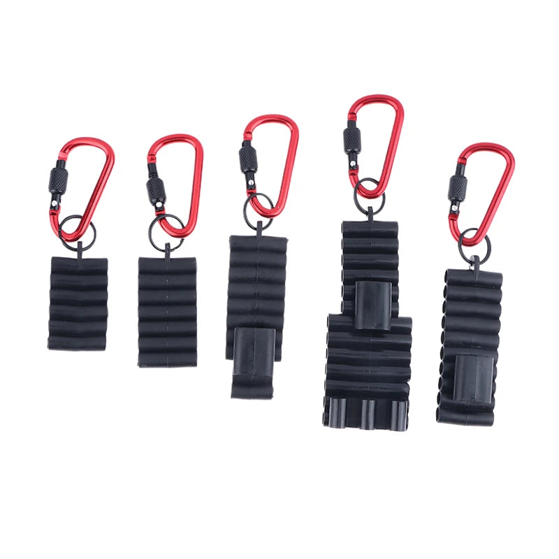 Portable Rubber Screwdriver Bit Holder With Carabiner Keychain Multi Cross Driver Bit Organizer Sleeve Vue