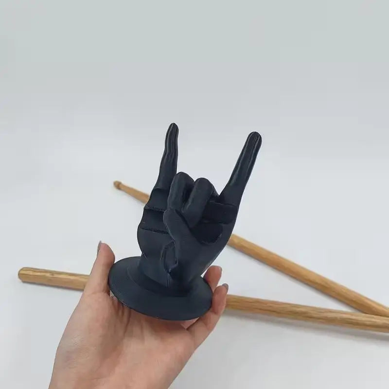 Creative Rock Hand Drum Stick Stand Drumstick Display Rack Mallet Bracket Home Decor Funny Gift For Drummer Vue