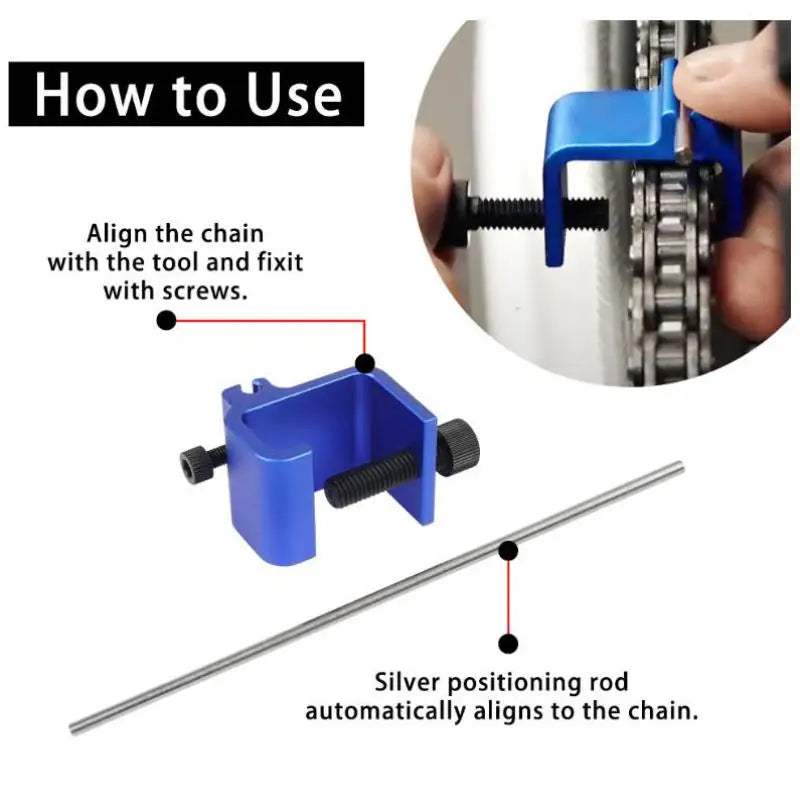 1 Pcs Motorcycle Universal Chain Sprocket Alignment Tool ATV Motorcycle Chain Alignment Tool Motorbike Accessories Motocross Vue