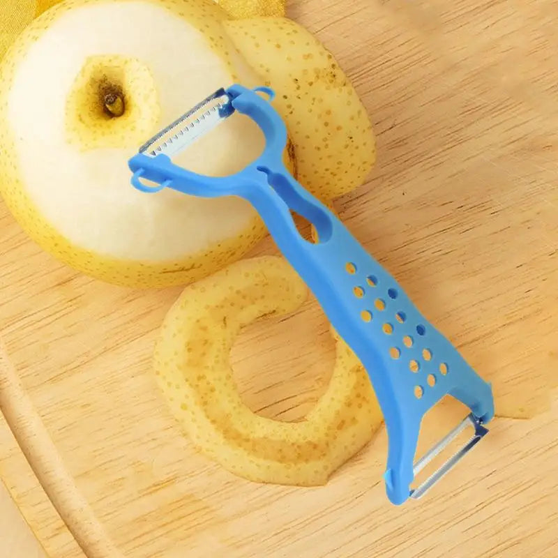 Vegetable Fruit Peeler Slicer Grater – Double-Head Kitchen Tool Vegetable Peeler Vue