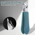 1pcs Stainless Steel Nail Clipper Trimmer Equipped with Ultra-slim Angled Tip Design, Thickened Nail and Toenail Care Tool Vue 1pcs