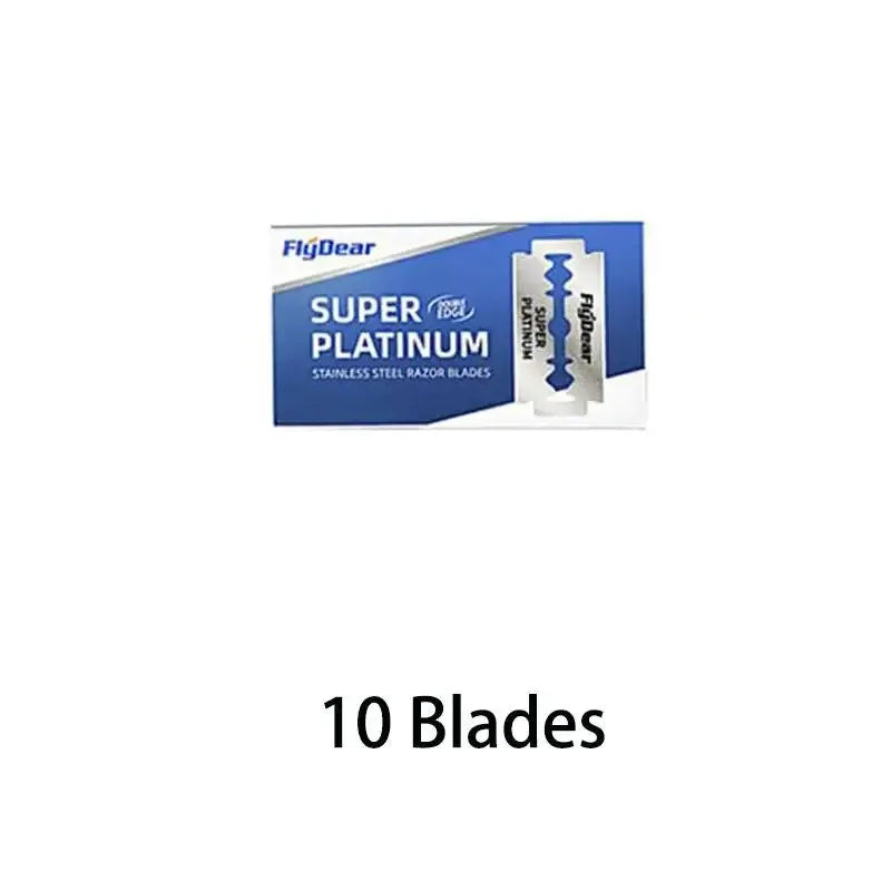 Double-Sided Razor Blade 100Pcs Stainless Steel Razor Blade Old-Fashioned Manual Hairdressing Barber Shop Tools for shaving Vue