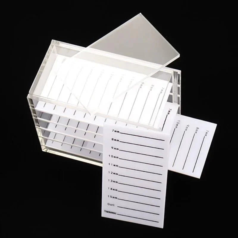 5-Layer Acrylic Lash Organizer & Eyelash Extension Storage Box Lash Storage Organizer Vue