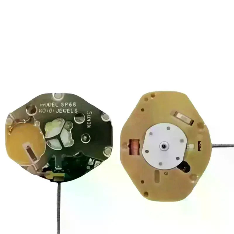 1/3/5Pcs Sweep Second /Continuous Second Movement New SP68 Movement 3-Hand No-Date Quartz Movement Watch Parts Vue
