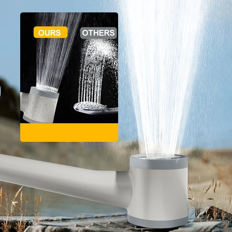 2.0A Portable Outdoor Bathing Tool Field 3 Color Water Temperature Construction Site Dormitory Electric Shower Rural Home Shower Vue