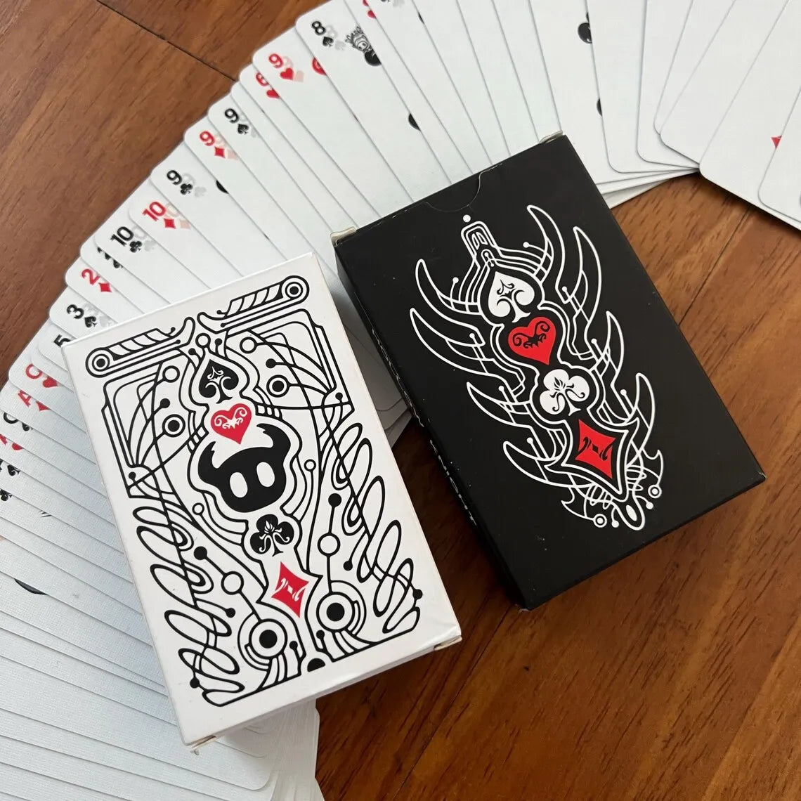 2pcs Hollow Knight Standard Poker Card Black White Playing Card Game Card Group Portable Creative Board Friend's party Game Toys Vue