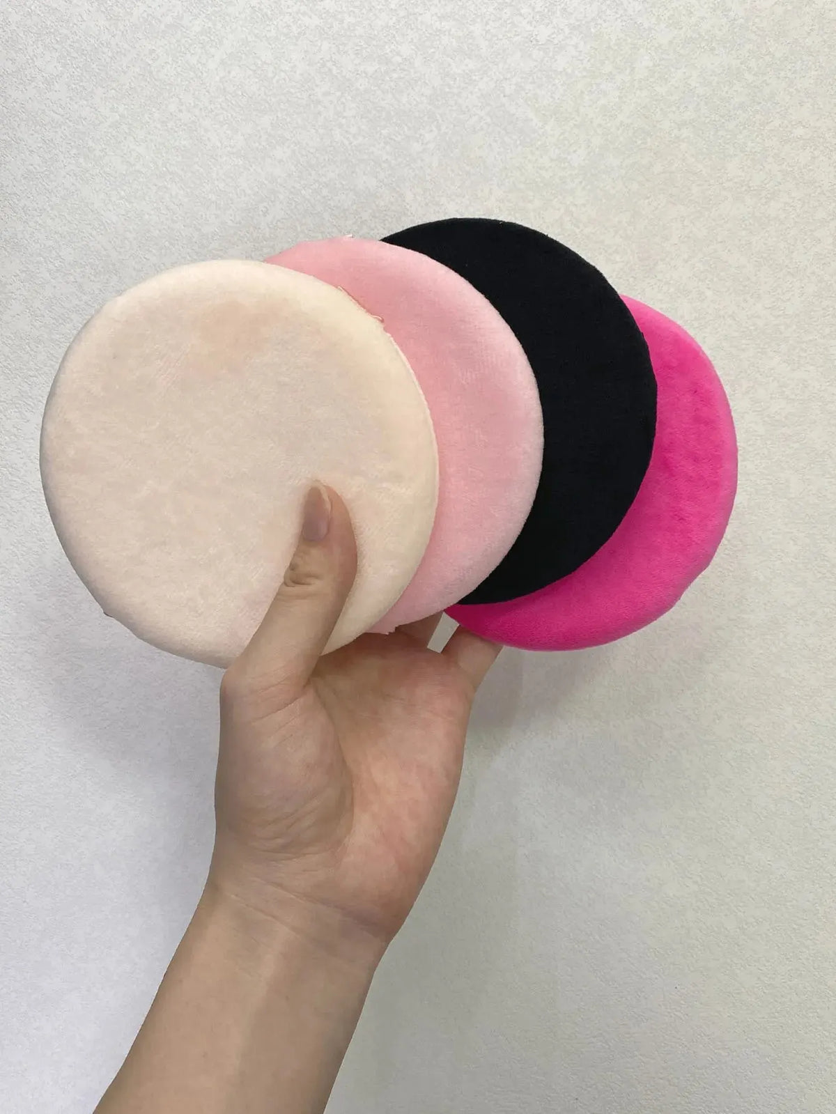 4pcs Plus-size Body Makeup Puff Loose Powder Set Soft and Comfortable Vue