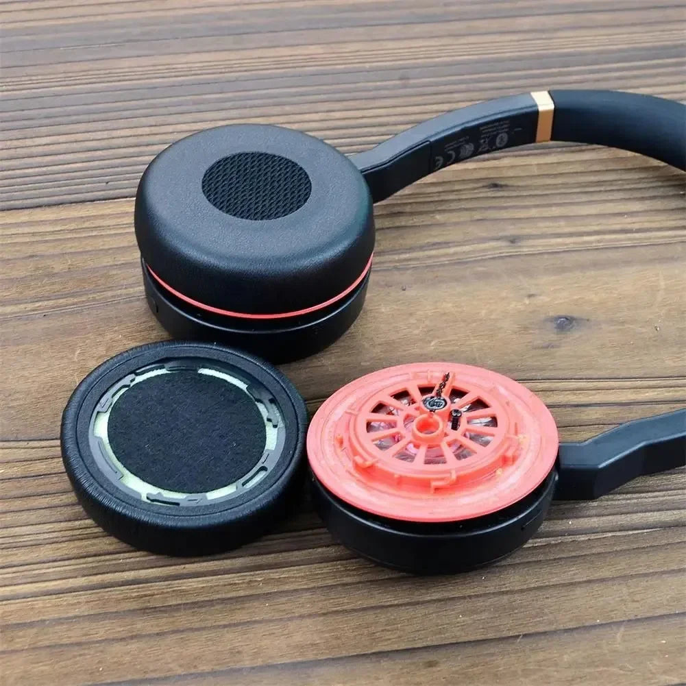 Headphone Earpads for Jabra Evolve 75(75UC 75MS 75SE) Stereo Headphones Replacement Ear Pads Cover Cushions Pillow Repair Parts Vue
