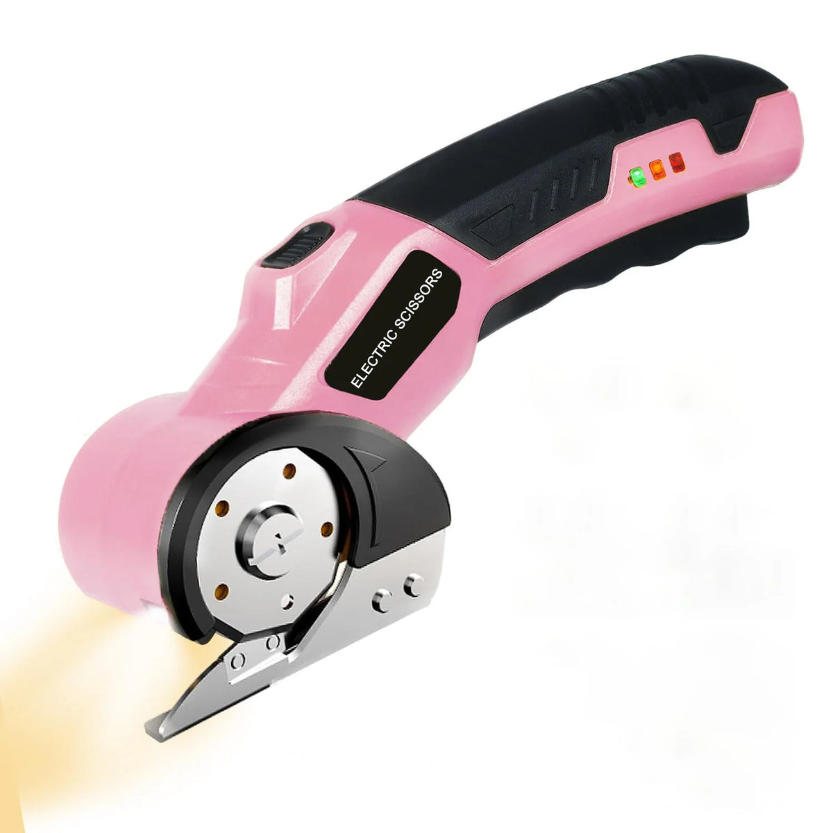 Cordless Electric Scissors,Rechargeable Cutter Electric,Cardboard Cutter Electric for Cardboard Plastic Fabric Leather Carpet Vue Pink
