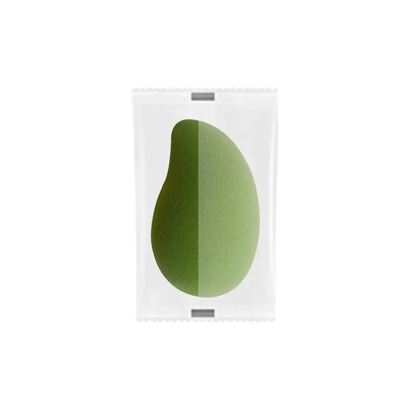 Mango Shape Soft Makeup Sponge Blender Face Beauty Cosmetic Powder Puff Make Up Tools Vue GreenMango