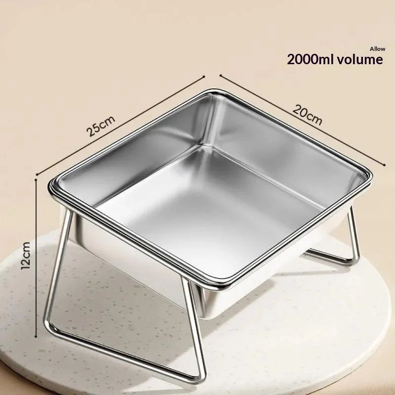 Elevated Dog Bowl 15 Tilt Neck Guard Large Capacity Pet Feeder for Stress Free Feeding at Home Vue A1
