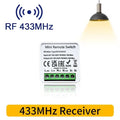 RF433 Smart Wireless Switch Mini DIY LED Lighting Wireless Remote Control Light Switches AC100V~240V 16A For Home Led Lamp Vue RF 433MHz