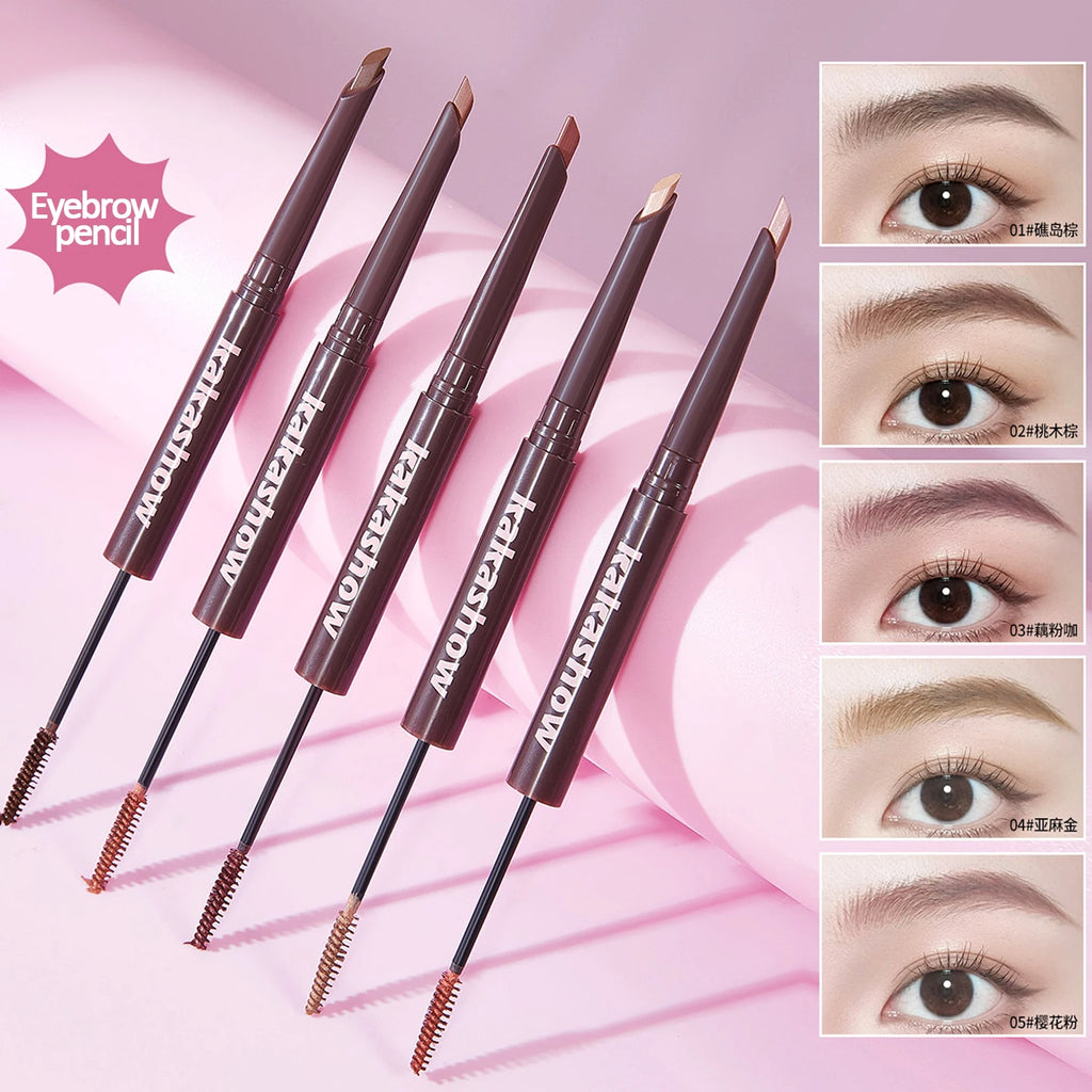Kakashow Double Headed Eyebrow Pen, Eyebrow Dyeing Cream, Long Lasting Color Rendering, Eyebrow Pen Cream Vue
