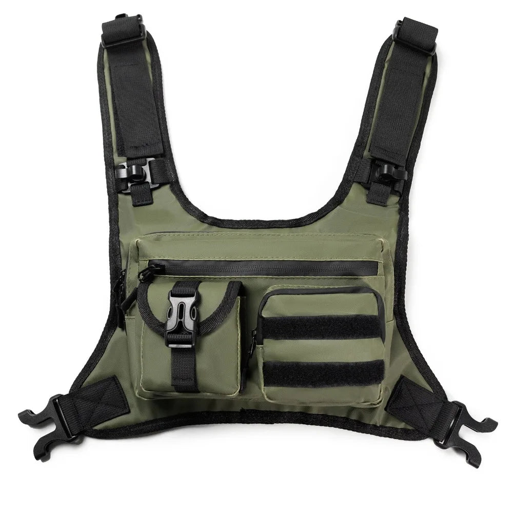 Spot, Hot Sale CS Outdoor Tactical Breast Bag Running Hydrating Sports Breast Bag Men's Breast Bag Vue
