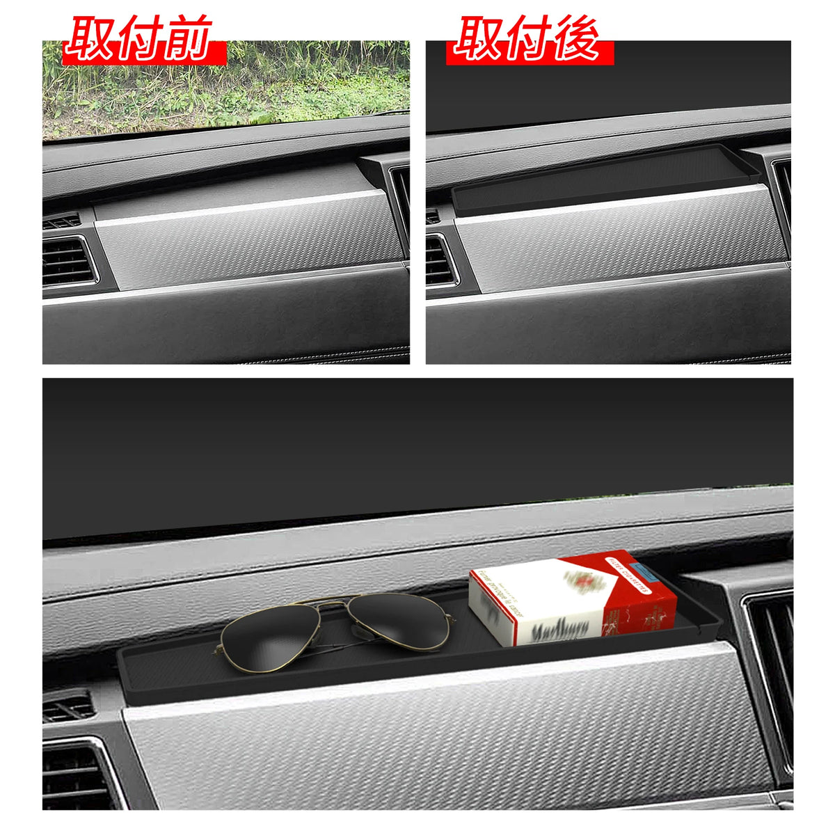 Smabee Right Drive for Mitsubishi Delica Mini D5 D:5 2019-2026 Co-pilot Dashboard Passenger Tray Storage Box Organizer Car Vue