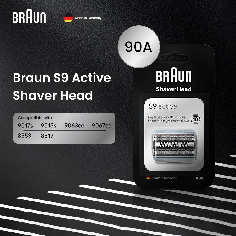 Braun 90A Replacement Shaver Head for S9 Active Electric Shavers Replacement Shaver Head Vue