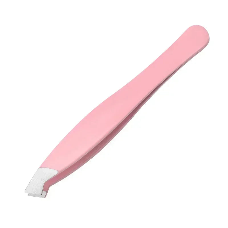 for Eyelash Eyebrow Tweezers 1/4pcs Hair Extension Tweezer Clip Removal Stainless Steel Colorful Professional Makeup Beauty Tool Vue M169 Pink