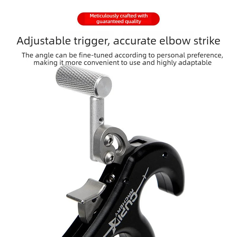 Bow and Arrow Metal Grip Spreader Four-finger Release AccessoriesBow and Arrow Accessories Outdoor Archery High Precision Stable Vue