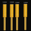 4-Pack Diamond Burr Chainsaw Sharpener Set 4/4.8/5.5mm Chainsaw Sharpening Burr Vue 4pcs Gold 5.5mm China Mainland