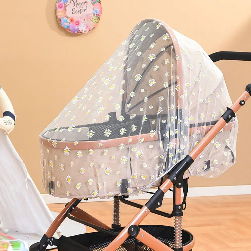 Fully Covered Baby Cart Sunshade Mosquito Net Breathable Vue