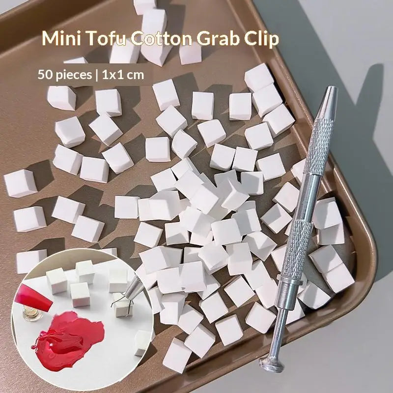 Nail Art Sponge Set With Grab Pen For Gradient Ombre Gel Polish 5pcs Manicure Tool Kit For Home Or Professional Use Vue