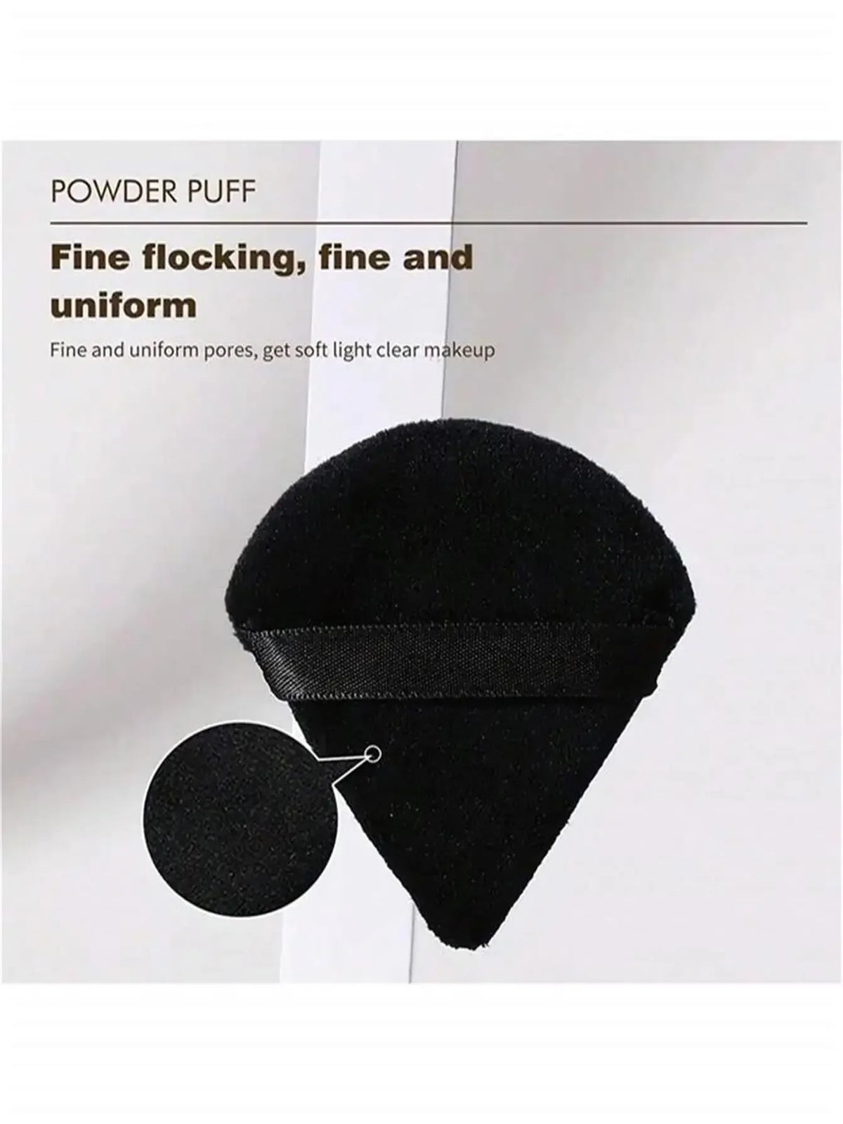 5 Pcs Eyes Corner Face Soft Triangle Powder Puff Makeup Tool Loose Powder Body Powder Makeup Sponges Blender Contouring Under Vue