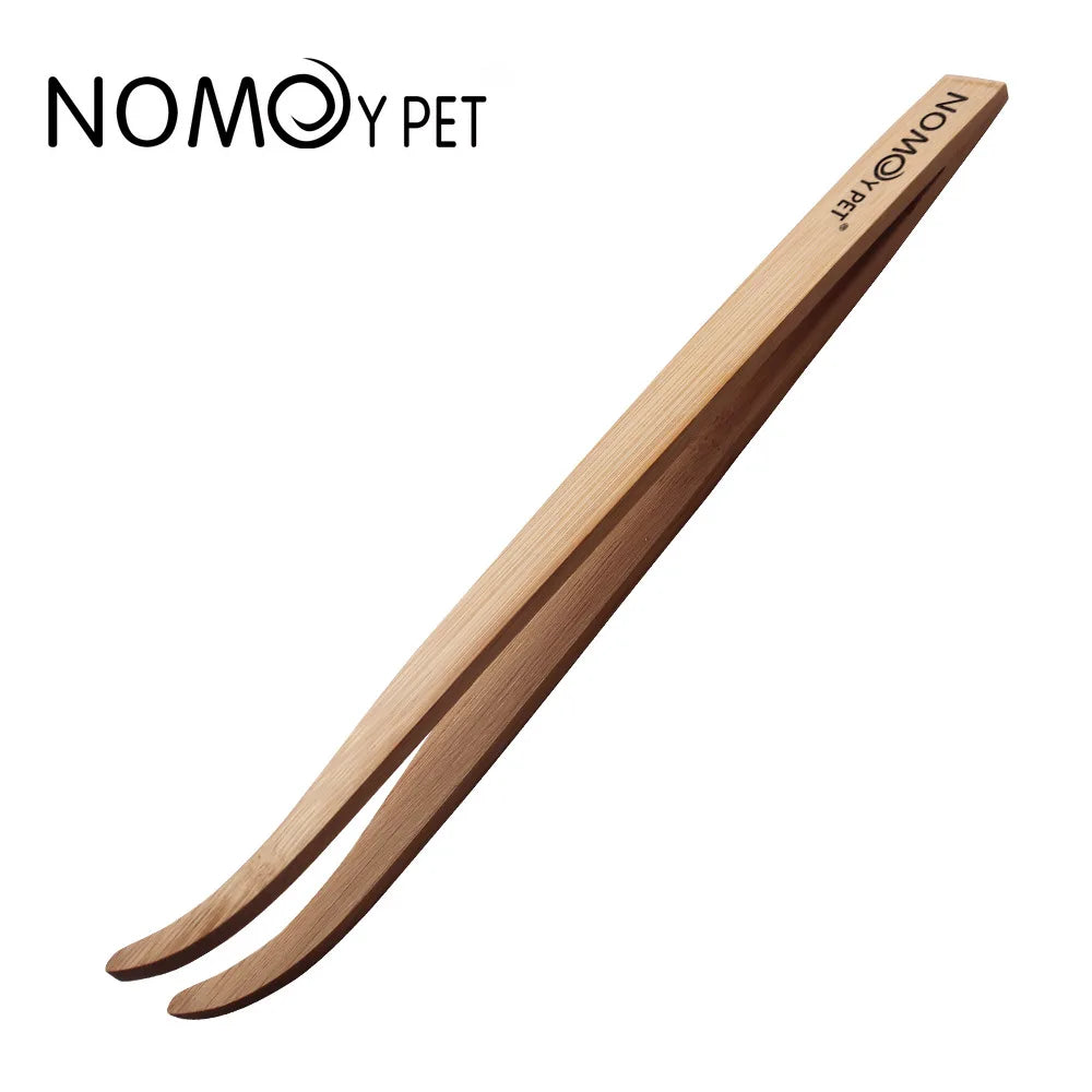 1PC 16.5/28cm Reptile Long Handle Bamboo Food Tongs Terrarium Feeding Tongs Tweezers Cleaning Feeding Tools Vue