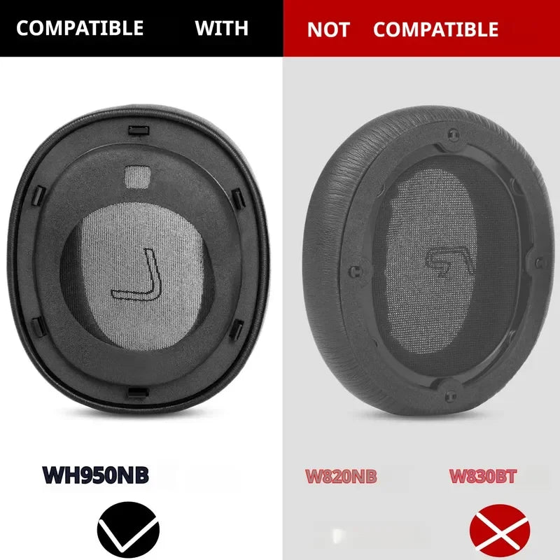LS880NB Pro Ear Pads Replacement Ear pads Compatible with Edifier WH950NB Headphones Softer Protein Leather Earmuffs Vue