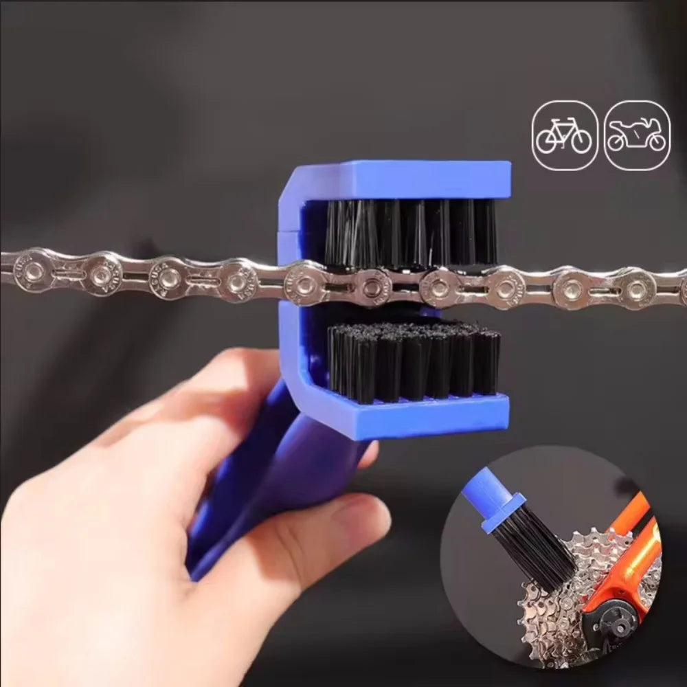 Plastic Motorcycle Bicycle Chain Cleaning Brush Gear Brush Cleaner Outdoor Cleaner Scrubber Maintenance Tools Moto Accessories Vue