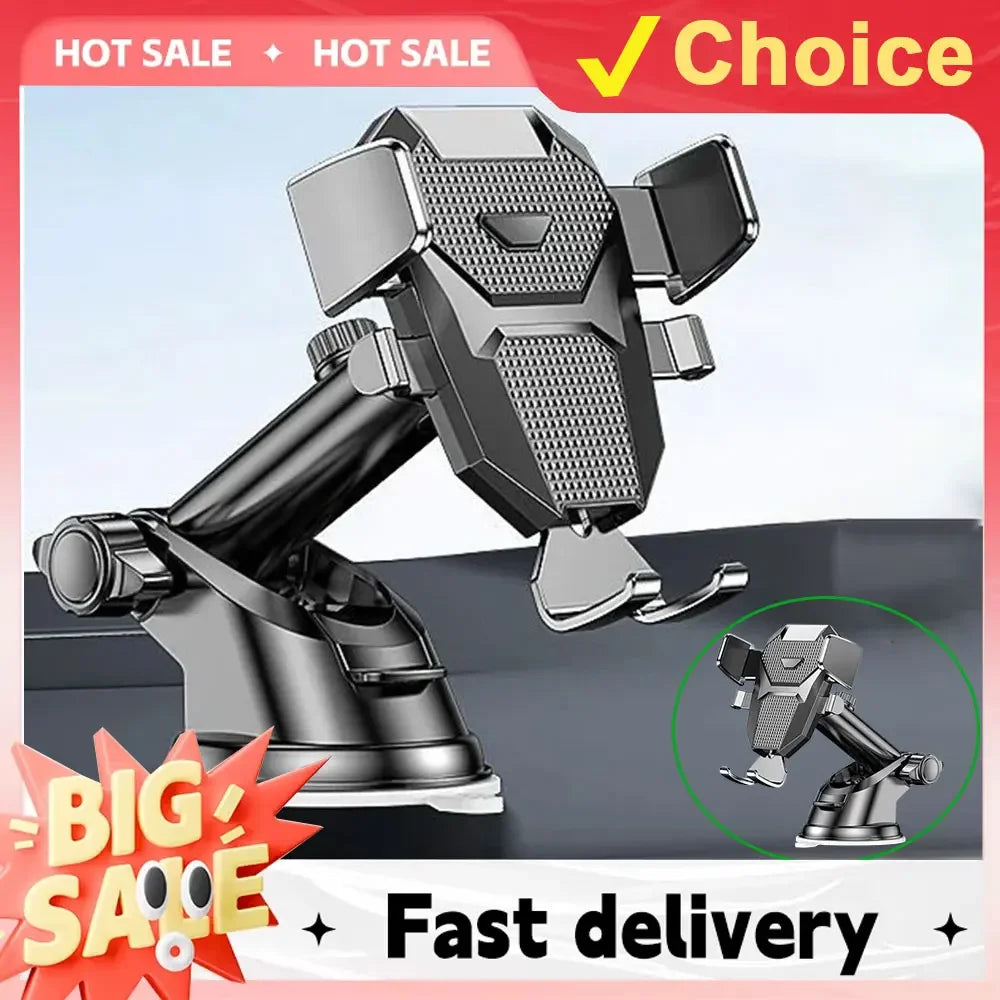 NEW Universal Sucker Car Phone Holder 360° Windshield Car Dashboard Mobile Cell Support Bracket for iPhone Samsung Xiaomi Vue