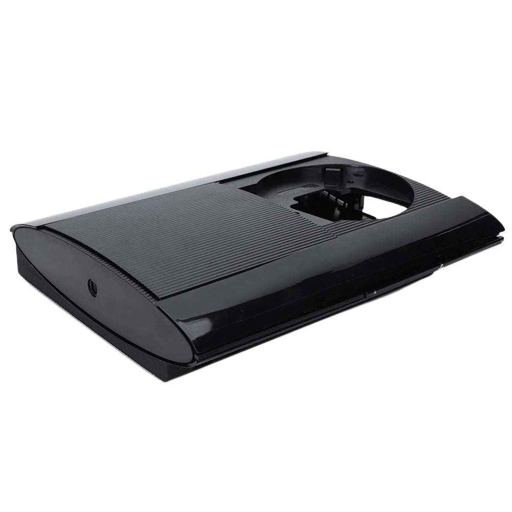 Complete Housing Shell Case Full Kit Replacement Housing Black with Screws Console Faceplate Cover for PS3 Super Slim 4K 4000 Vue