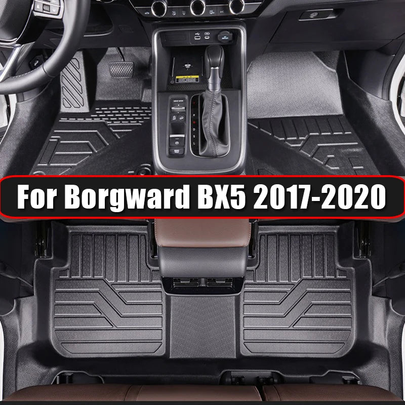 Car Special Floor Mat For Borgward BX5 2017-2020,BX7 2016-2018 Durable TPE Car Interior Accessories Anti-fouling Carpet Styling Vue