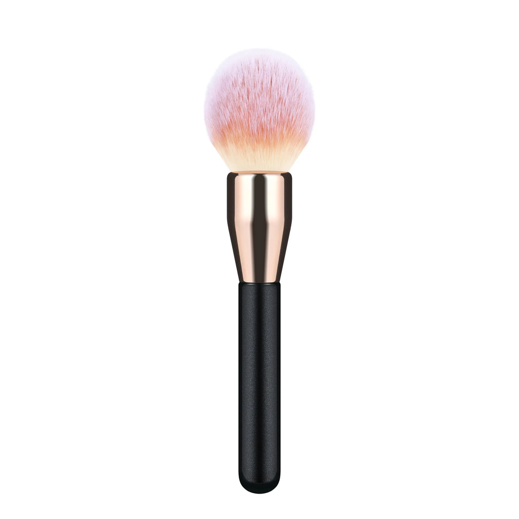 Powder Makeup Brush Free Print Logo Soft Dense Bristle Blush Brush Blending Cosmetic Makeup Brushes Tool for Beauty 10pcs Vue Pink
