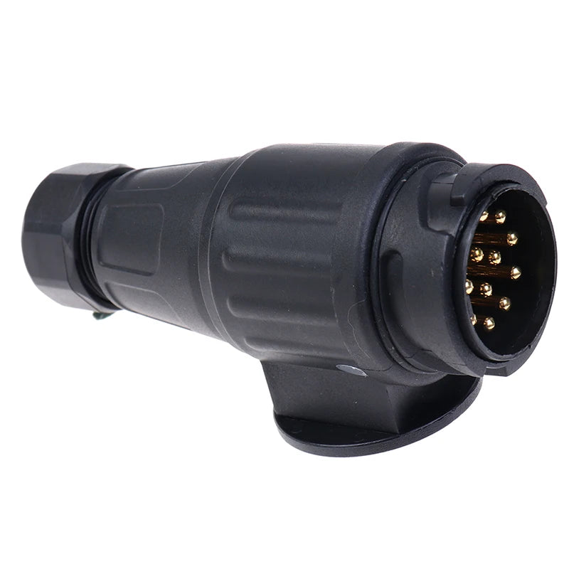 12V 13 Pin Trailer Plug Waterproof Trailer 13 Pole Electrical Connector Vue