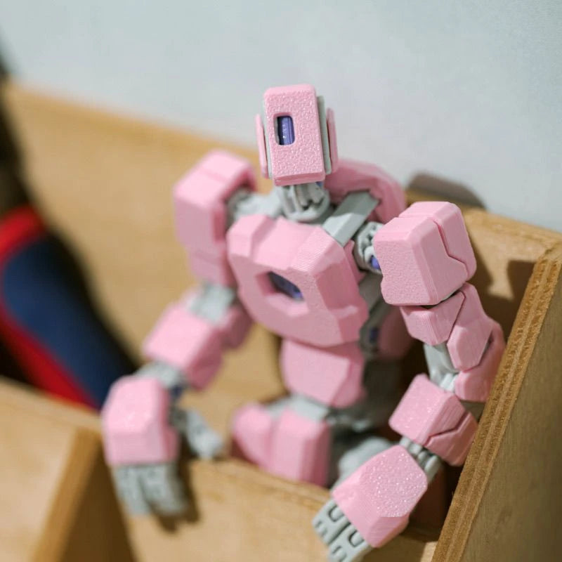 Poseable Anime Robot Action Figure | Multi-Joint Desktop Decor Anime Action Figure Vue