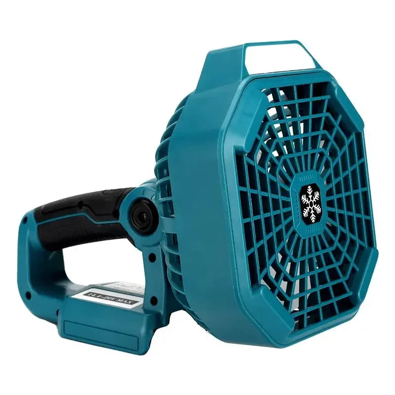 Portable Tent Fan for Bosch 18V Battery Cordless Camping Fan with LED Light USB Port Ideal for Bedroom, Camping, and Work Sites Vue FC108 For Bosch