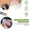 ABKW-36 Pcs Clear Acrylic Disc 4 Inch Circle Acrylic Sheet Thick Circle Acrylic Rounds Blanks Acrylic Panel For DIY Crafts Vue Transparent