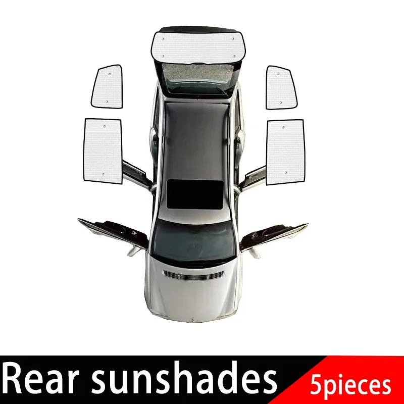 For Volkswagen VW Sharan SEAT Alhambra 7N 2010~2023 Car Sun Visors Anti-UV Sunscreen Window Full Sunshade Cover Auto Accessories Vue Rear sunshades