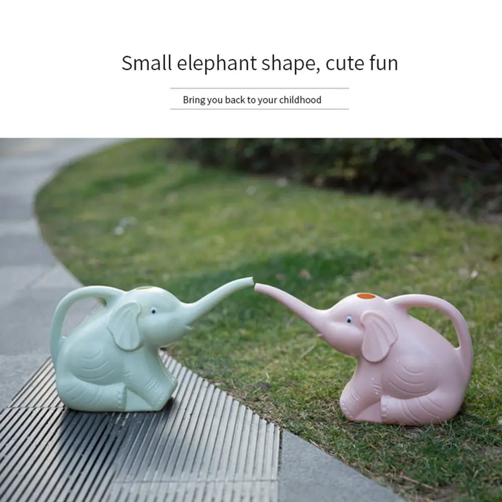3 Colors Cartoon Garden Supplies Watering Tool Elephant Shape Water Bottle Can Watering Pot Sprinkler Watering Cans Vue