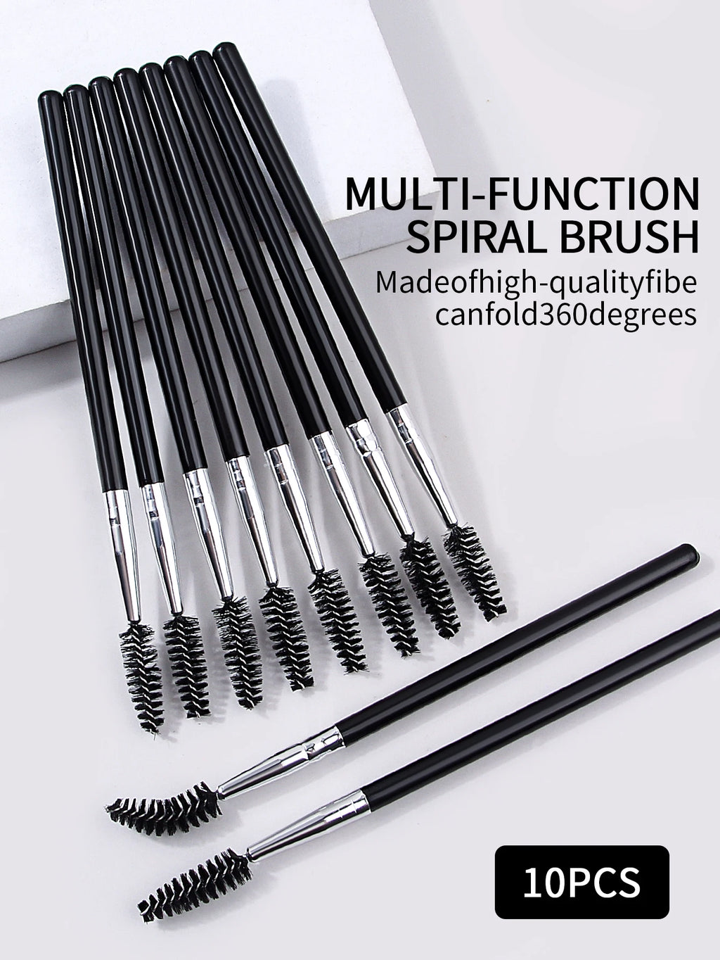 10PCS Eye Black Stick Mascara Brush Is Suitable for Eyebrow and Eyelash Extender, Which Can Be Used Repeatedly Vue
