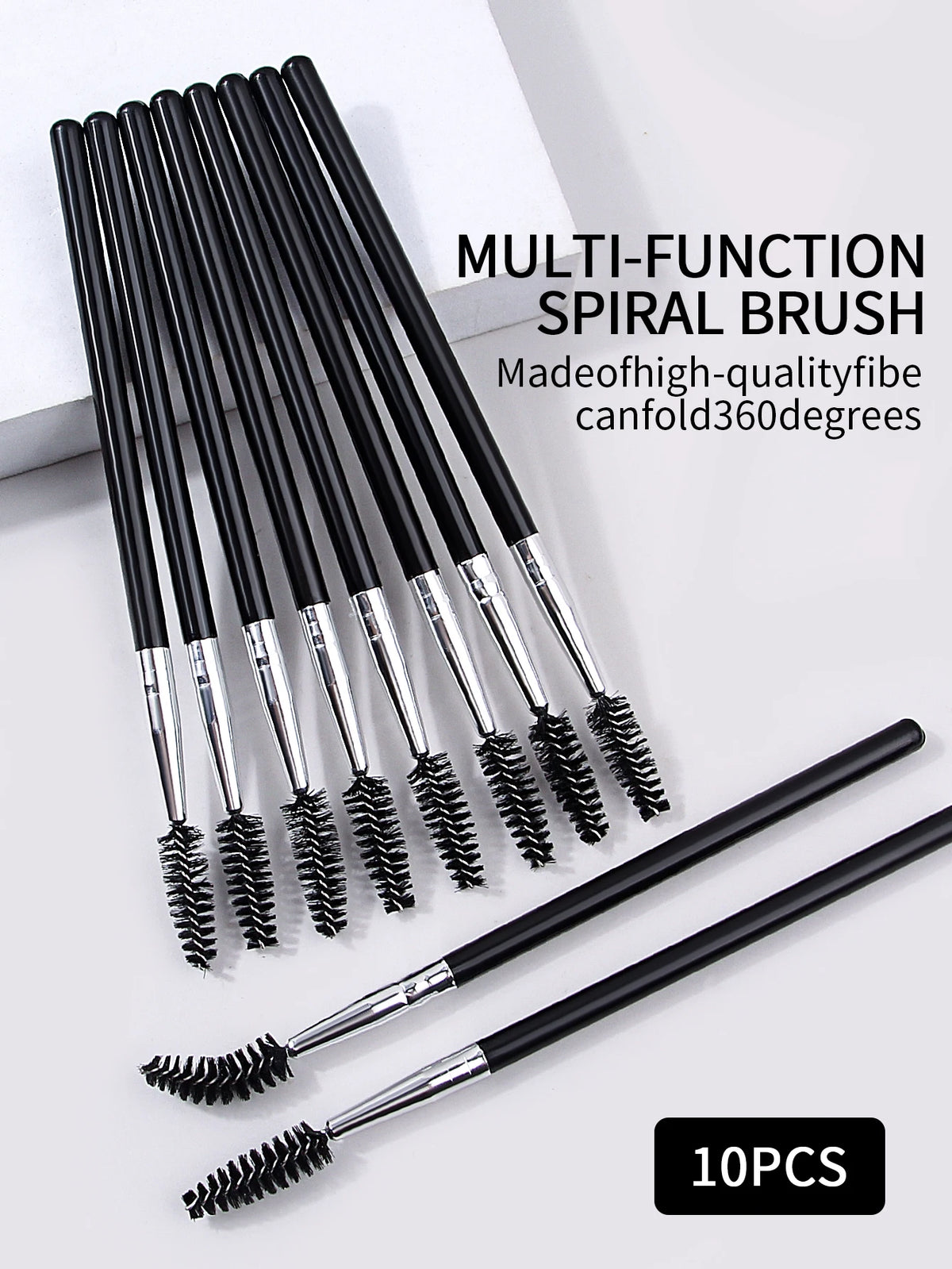 10PCS Eye Black Stick Mascara Brush Is Suitable for Eyebrow and Eyelash Extender, Which Can Be Used Repeatedly Vue