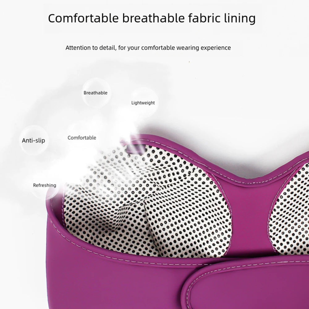 Electric Vibrating Chest Massage Bra – 3-Speed & Warm Compress Electric Massage Bra Vue
